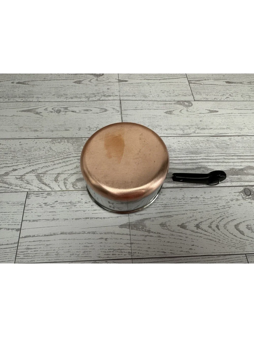 Vintage Revere Ware 1 Cup Melting Pan Measuring Cup Copper Bottom USA